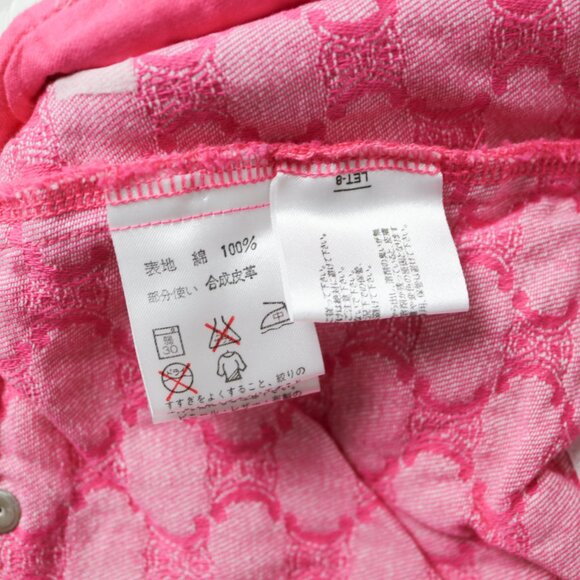 Rare Celine Monogram Logo Print Denim Skirt - Picture 5 of 7